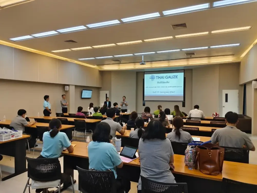 Bangkok Chain Hospital Public Company Limited Visits Thai Gas Co., Ltd. Medical Supply Manufacturing Facility