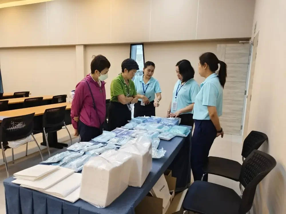 Bangkok Chain Hospital Public Company Limited Visits Thai Gas Co., Ltd. Medical Supply Manufacturing Facility