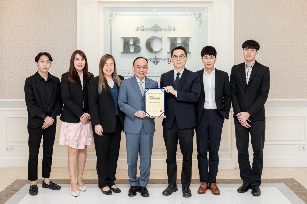 Bangkok Chain Hospital Named Among ESG100 Companies for the Seventh Consecutive Year