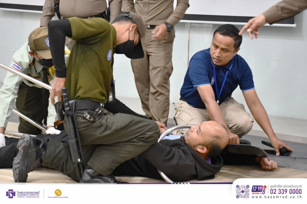 Kasemrad Hospital Ramkhamhaeng Conducts Emergency Response Drill for Violence and Property Damage Incidents