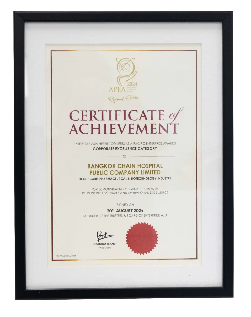 BCH Wins Corporate Excellence Award at the Asia Pacific Enterprise Awards (APEA) 2024