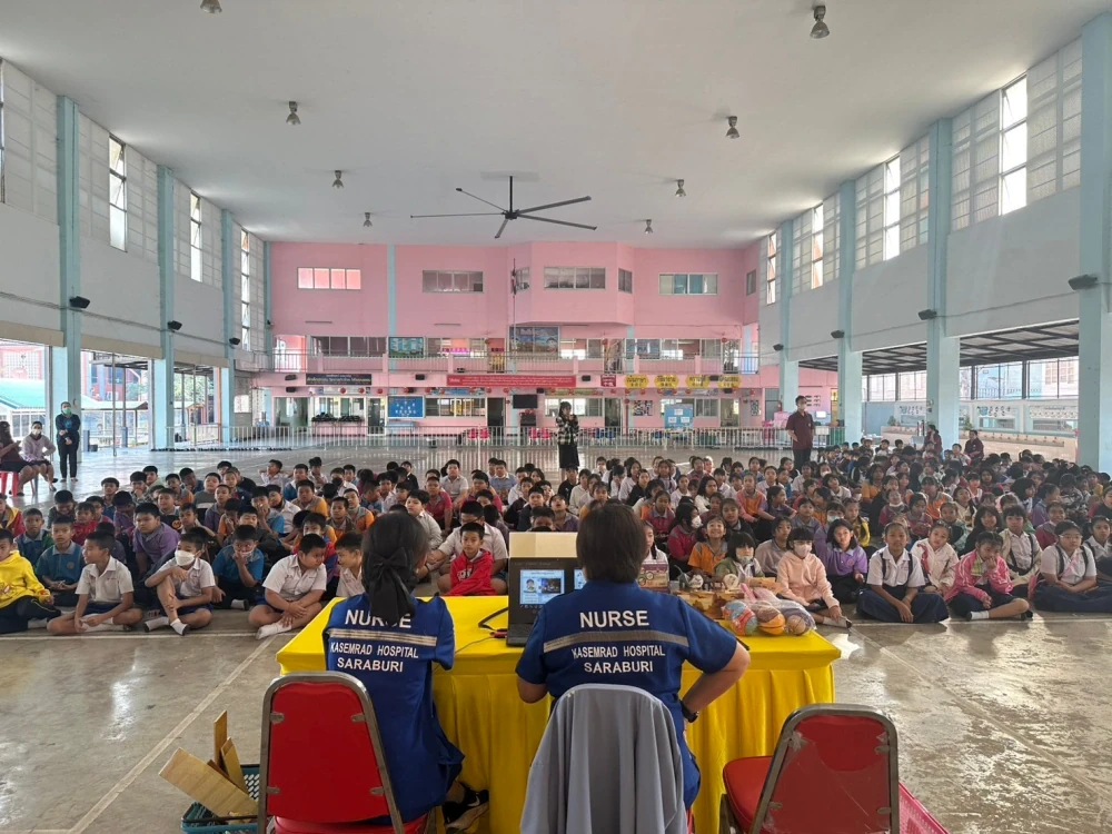 Kasemrad Hospital Saraburi Organizes First Aid and CPR Training for Primary School Students