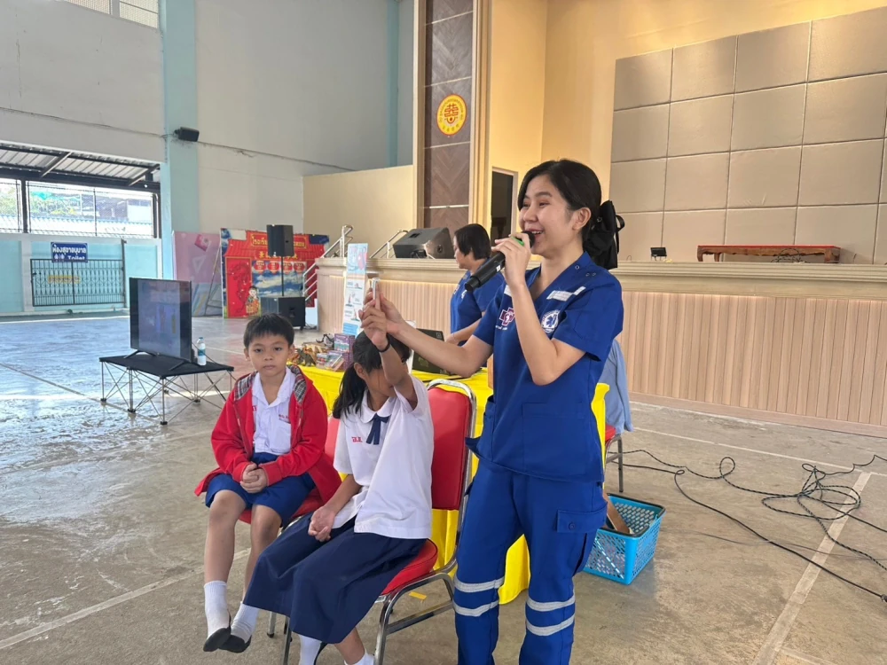 Kasemrad Hospital Saraburi Organizes First Aid and CPR Training for Primary School Students