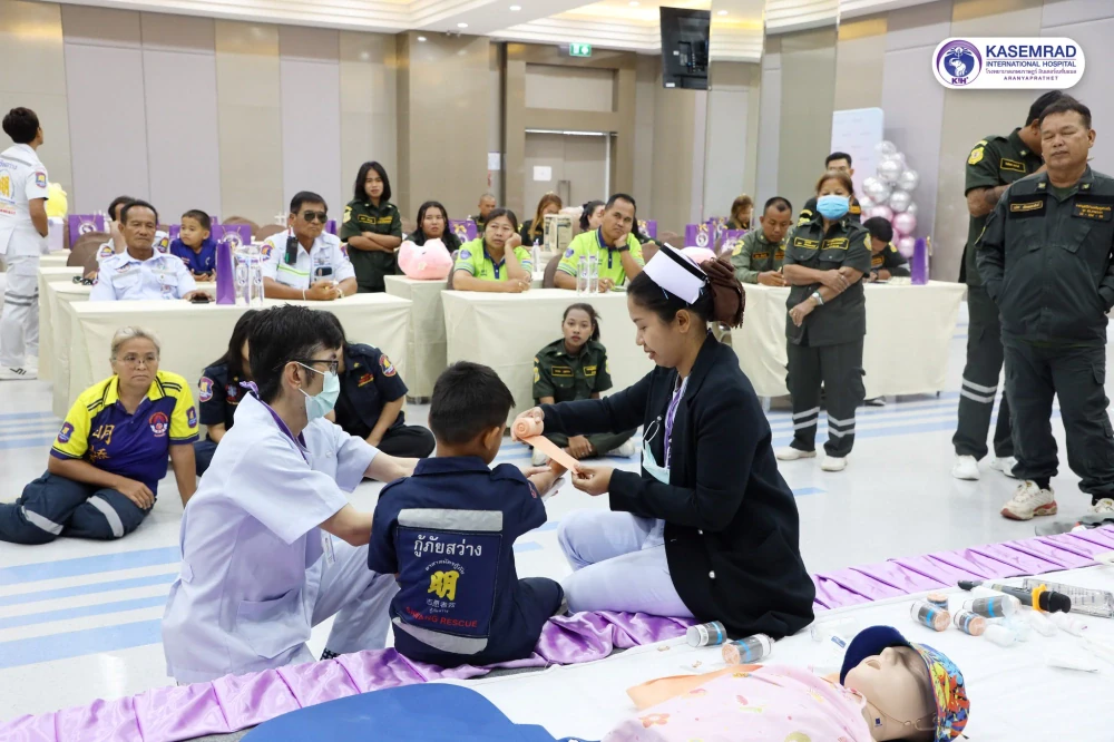 Kasemrad International Hospital Aranyaprathet Organizes Emergency Rescue Training to Enhance Local Pre-Hospital Care Standards