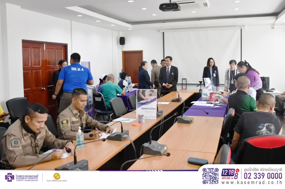 Kasemrad Hospital Ramkhamhaeng Provides Influenza Vaccinations to Bang Chan Police Officers