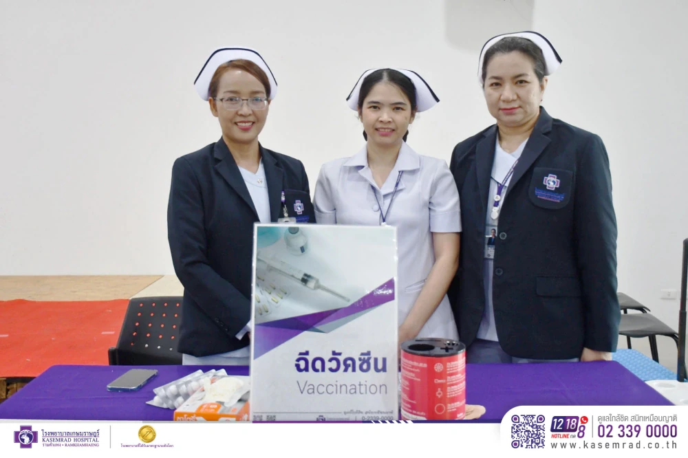 Kasemrad Hospital Ramkhamhaeng Provides Influenza Vaccinations to Hua Mak Police Officers