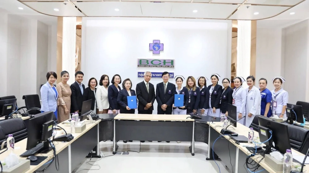 Kasemrad Hospital Prachachuen Signs MOU with Kasem Bundit University’s Faculty of Nursing