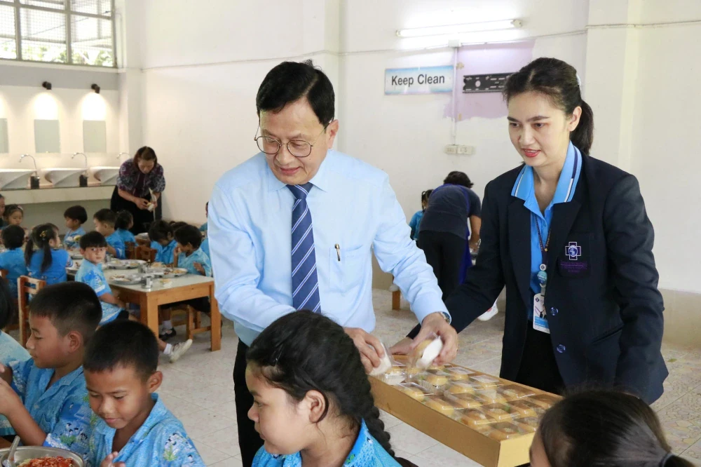 Kasemrad Hospital Saraburi Organizes “Bright School Opening from Kasemrad Hearts” Project to Support Students at Wat Bueng Mai School