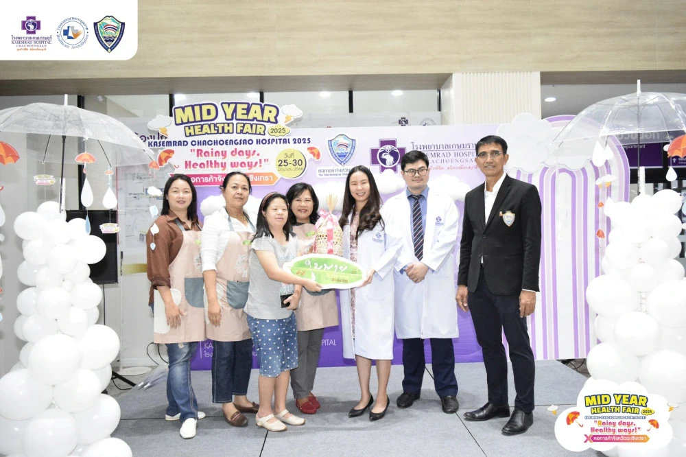 Kasemrad Hospital Chachoengsao Organizes “Rainy Days Healthy Ways 2025” Health Expo in Collaboration with the Chachoengsao Chamber of Commerce