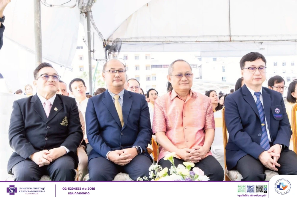 Kasemrad Hospital Pathum Thani Participates in the Opening Ceremony of Social Security Office Khlong Luang Branch and Provides Influenza Vaccination