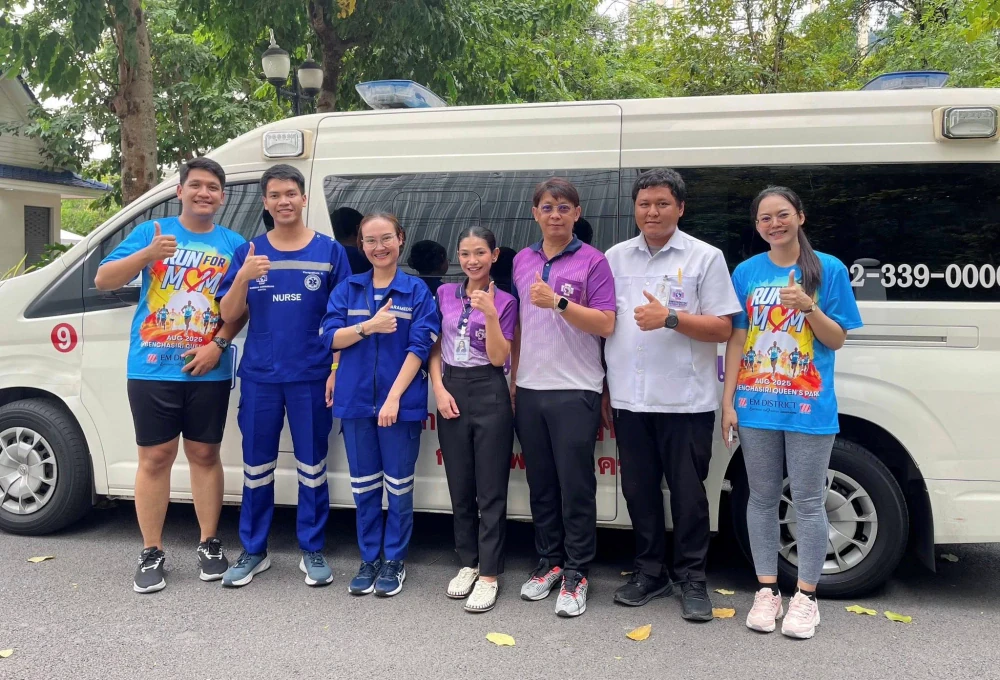 Kasemrad Hospital Ramkhamhaeng Provides Emergency Medical Support at “RUN FOR MOM” Event