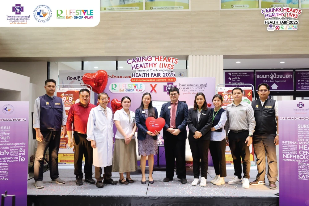 Kasemrad Hospital Chachoengsao Hosts “CARING HEARTS HEALTHY LIVES – Health Fair 2025”